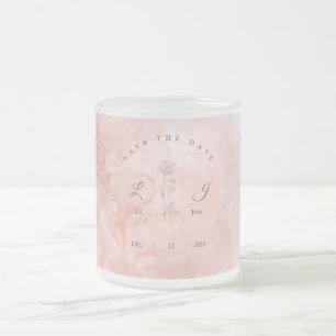 Taza De Cristal Esmerilado tarjeta de invitación