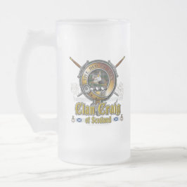 Taza De Cristal Esmerilado Tarjeta Escudo Craig