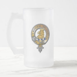 Taza De Cristal Esmerilado Tarjeta Escudo MacGregor
