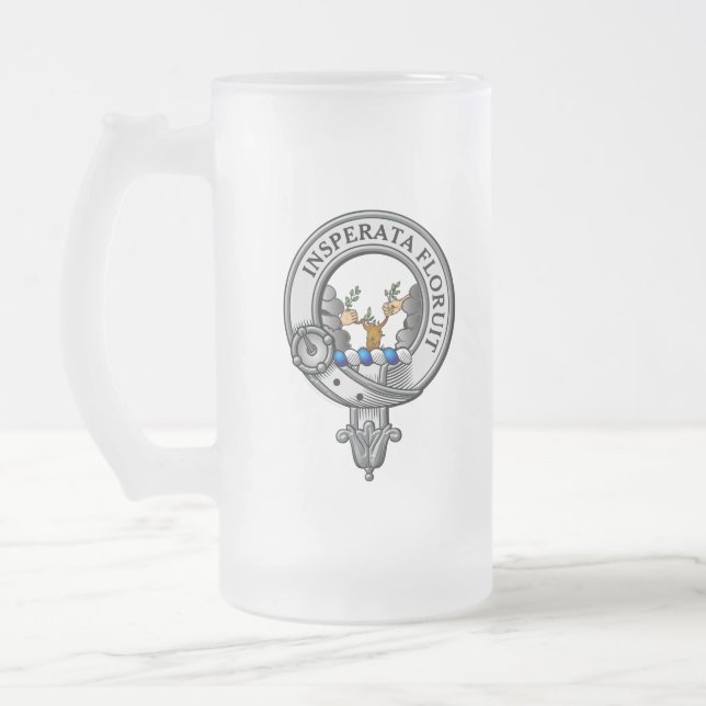 Taza De Cristal Esmerilado Tarjeta Escudo Watson (Izquierda)