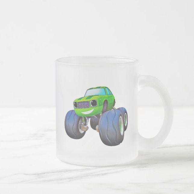 Taza De Cristal Esmerilado Tasse 4x4 camion monstre (Derecha)