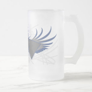 Taza De Cristal Esmerilado Taza atómica del Rev vidrio esmerilado