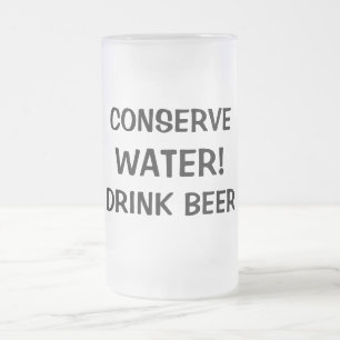 Taza De Cristal Esmerilado Taza de cerveza citada del vidrio esmerilado