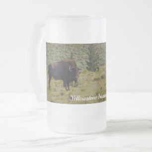 Taza De Cristal Esmerilado Taza de cerveza de vidrio esmerilado 'A quién está