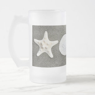 Taza De Cristal Esmerilado Taza de cerveza de vidrio esmerilado con foto de X