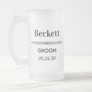 Taza De Cristal Esmerilado Taza de cerveza de vidrio esmerilado personalizada