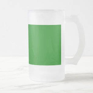 Taza De Cristal Esmerilado Taza de cerveza de vidrio esmerilado verde