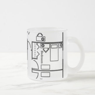 TAZA DE CRISTAL ESMERILADO ¡TAZA DE LOS ARQUITECTOS - DISEÑO DE DESIGN