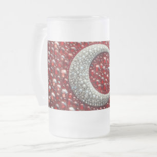 Taza De Cristal Esmerilado Taza de vidrio esmerilado con diseño de colores tu