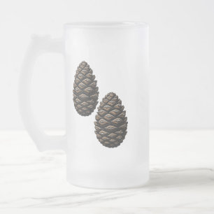 Taza De Cristal Esmerilado Taza de vidrio esmerilado con diseño de piña - 475