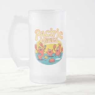 Taza De Cristal Esmerilado Taza de vidrio esmerilado Ocean Breeze