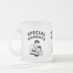 Taza De Cristal Esmerilado Taza de vidrio esmerilado para el Día del Padre Mo