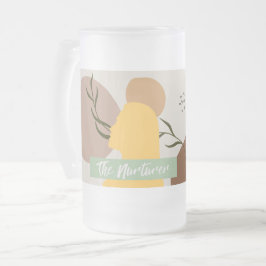 Taza De Cristal Esmerilado Taza de vidrio esmerilado Rebel Tribe™ “La Nutrido
