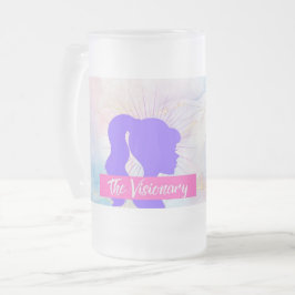 Taza De Cristal Esmerilado Taza de vidrio esmerilado Rebel Tribe™ “The Vision