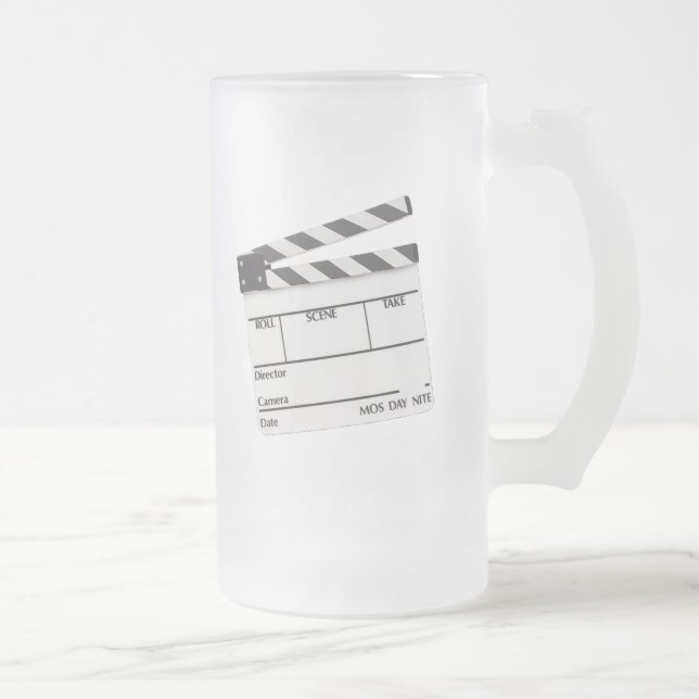 Taza De Cristal Esmerilado ¡Taza del tiempo de película.! (Derecha)