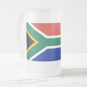 Taza De Cristal Esmerilado Taza del vidrio esmerilado con la bandera de
