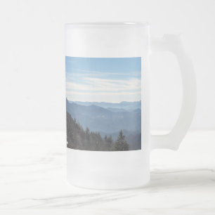 TAZA DE CRISTAL ESMERILADO TAZA DEL VIDRIO ESMERILADO DE 16 ONZAS
