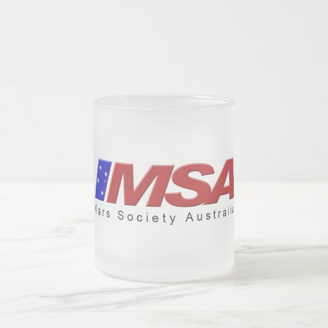 Taza De Cristal Esmerilado Taza del vidrio esmerilado de MSA (Centro)