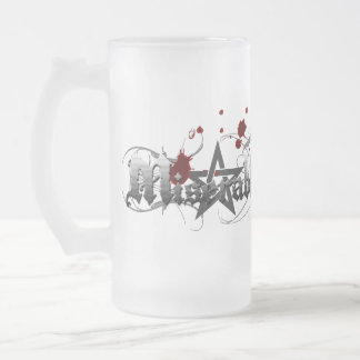 Taza De Cristal Esmerilado ¡TAZA ESCARCHADA esotérica!!!