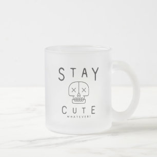 Taza De Cristal Esmerilado Taza helada del vidrio esmerilado de 10 onzas