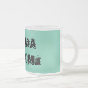 Taza De Cristal Esmerilado Taza impresionante del vidrio esmerilado de la