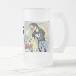 Taza De Cristal Esmerilado ¡Taza KiLLah! , CERVEZA PONG