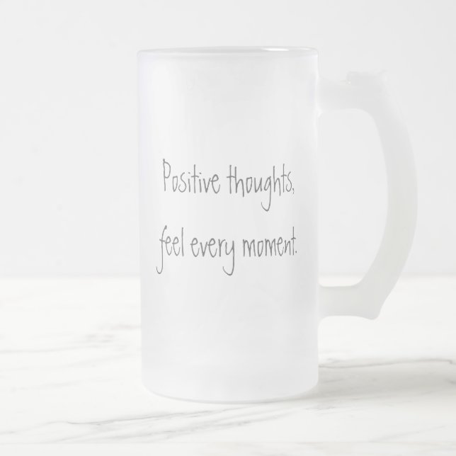 Taza De Cristal Esmerilado Taza positiva del vidrio esmerilado de los (Derecha)