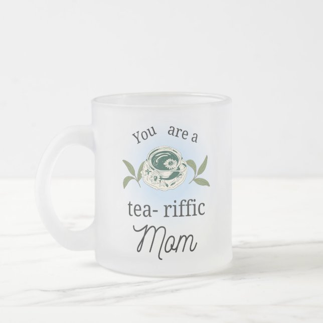 Taza De Cristal Esmerilado tazón, cumpleaños (Izquierda)