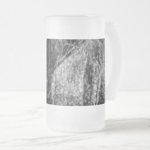 Taza De Cristal Esmerilado tazón de café de casa de vida