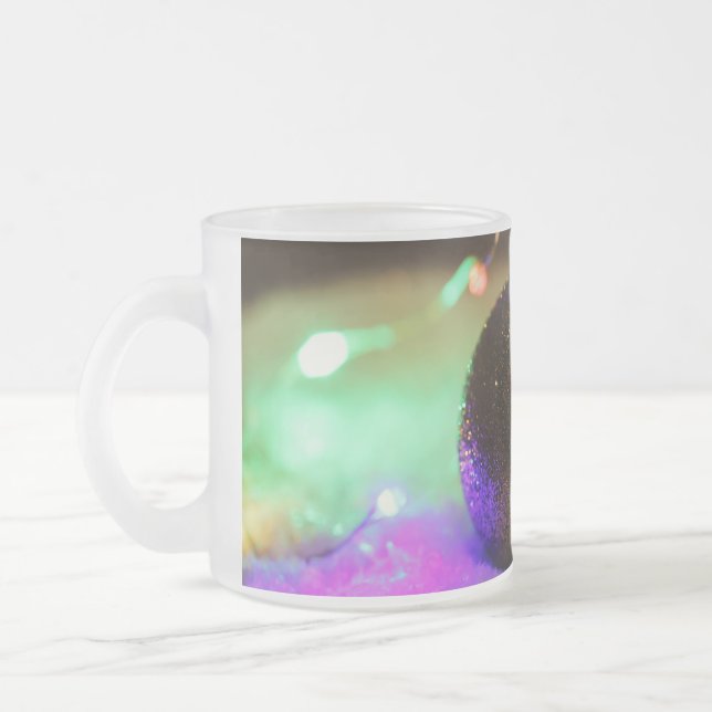 Taza De Cristal Esmerilado tazón de café de los navidades (Izquierda)