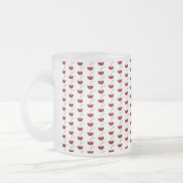 Taza De Cristal Esmerilado Tazón de fideos Ramen fiesta asiática