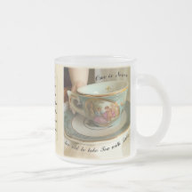 Té con muñecas Frosted Glass Mug