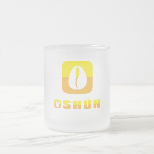 Taza De Cristal Esmerilado Té de Oshun y miel (Centro)