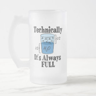 Taza De Cristal Esmerilado Técnicamente siempre es ciencia divertida