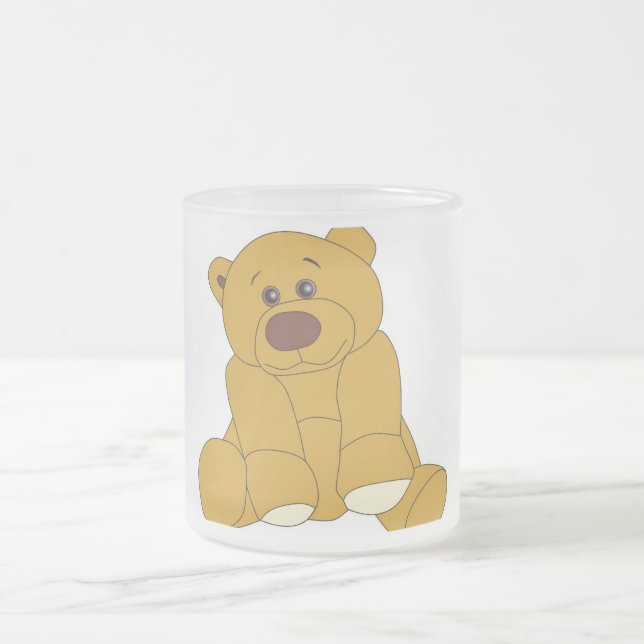 Taza De Cristal Esmerilado Teddybär (Centro)