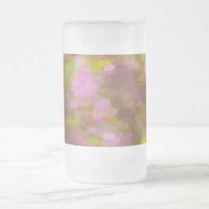 Taza De Cristal Esmerilado Temporada de primavera rompe el resumen