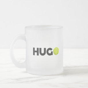 Taza De Cristal Esmerilado Tenis de Hugo