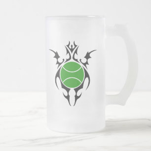 Taza De Cristal Esmerilado tenis tribal