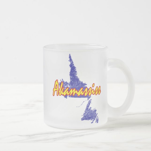 Taza De Cristal Esmerilado Terranova y Labrador (Derecha)