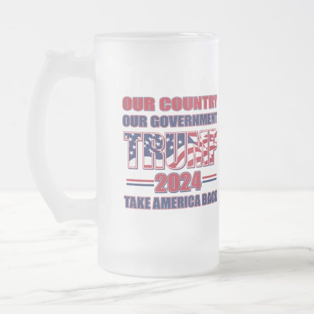 Taza De Cristal Esmerilado Terump 2024 (Izquierda)