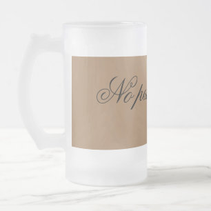 Taza De Cristal Esmerilado texto personalizado   motivación de gimnasio   Y m