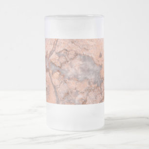 Taza De Cristal Esmerilado Textura de piedra de mármol de Guay de moda