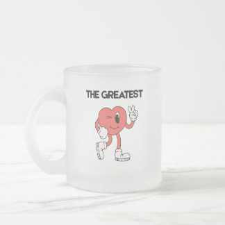 Taza De Cristal Esmerilado The Greatest Coffee Mug- Frosted Glass