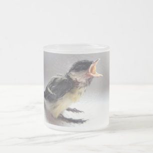 Taza De Cristal Esmerilado Tidi my Bird the Parus Major