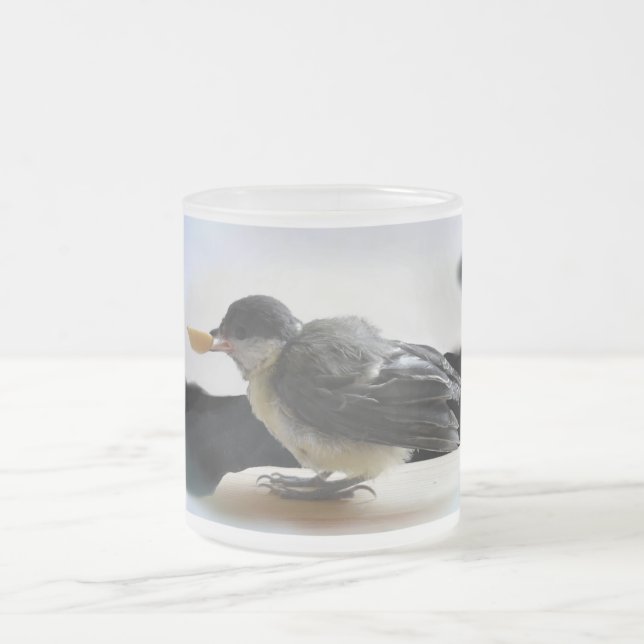 Taza De Cristal Esmerilado Tidi my Bird the Parus Major (Centro)