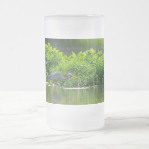 Taza De Cristal Esmerilado Tiempo De Comida De Langosta Cerveza De Vidrio Esc
