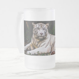 Taza De Cristal Esmerilado Tigre