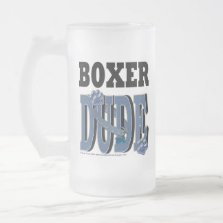 Taza De Cristal Esmerilado TIPO del boxeador