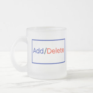 Taza De Cristal Esmerilado Tipografía cibernética social gracioso diseño lind