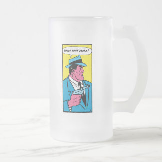 Taza De Cristal Esmerilado ¡Tire ese monstruo!